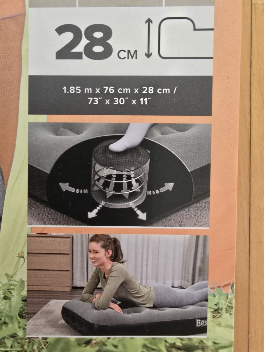 Bestway Materassi: Camping Luftbett mit Fusspumpe – Nuovo e nell'imballaggio originale da Thun venduto da Fritzi69 1