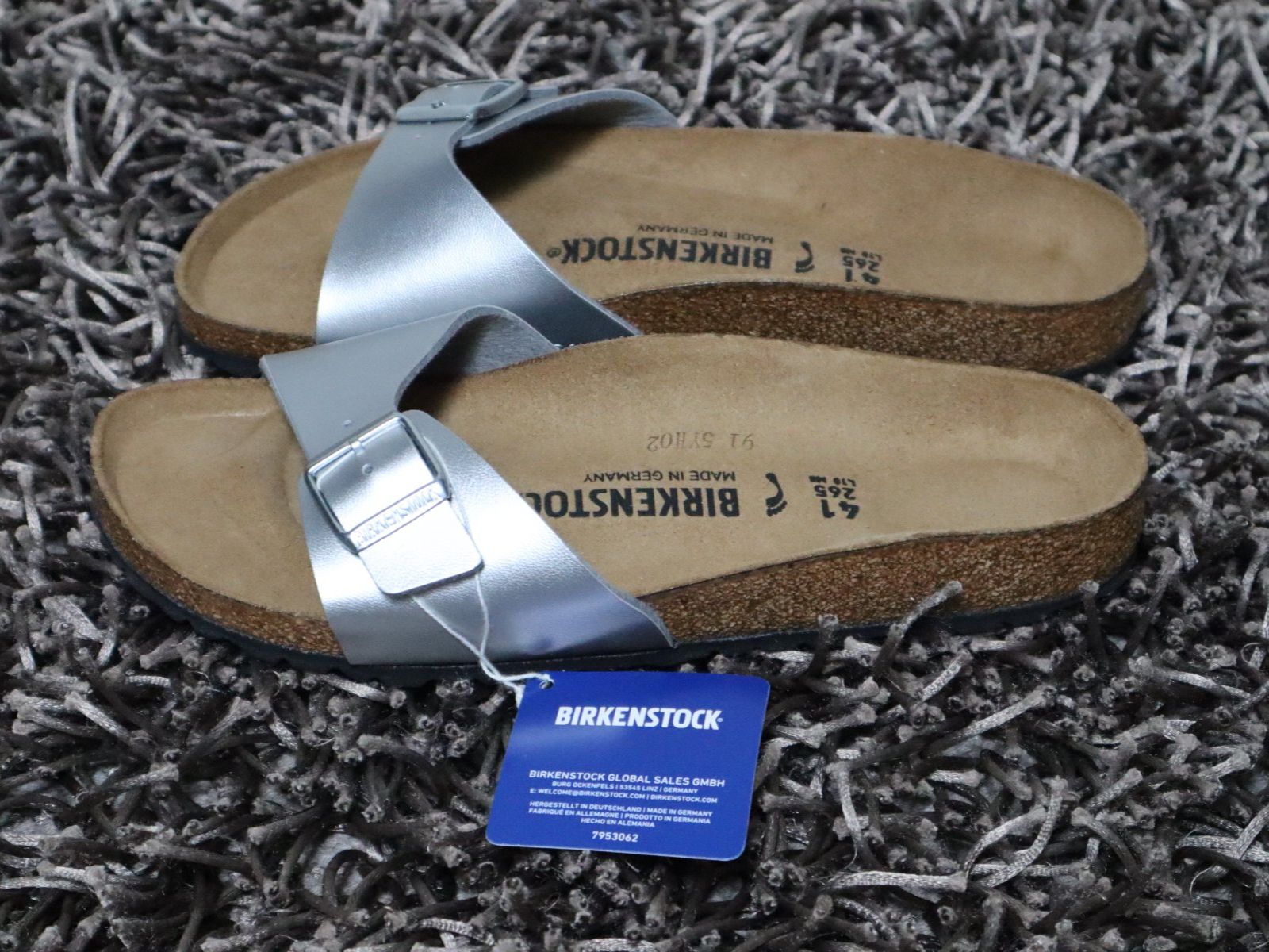 Birkenstock Chaussures femmes: Birkenstock, Madrid, Gr. 41, silber, NEU – Neuf avec emballage d'origine à Wattwil par glueck 1