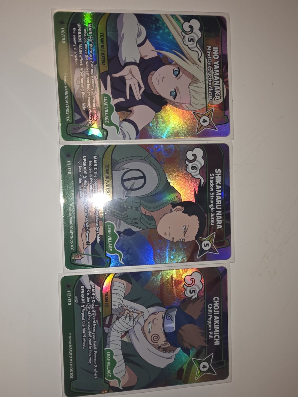 Carte collezionabili: Naruto Mythos, first edition, Team 10 – Nuovo (secondo la descrizione) da Emmenbrücke venduto da Minato96