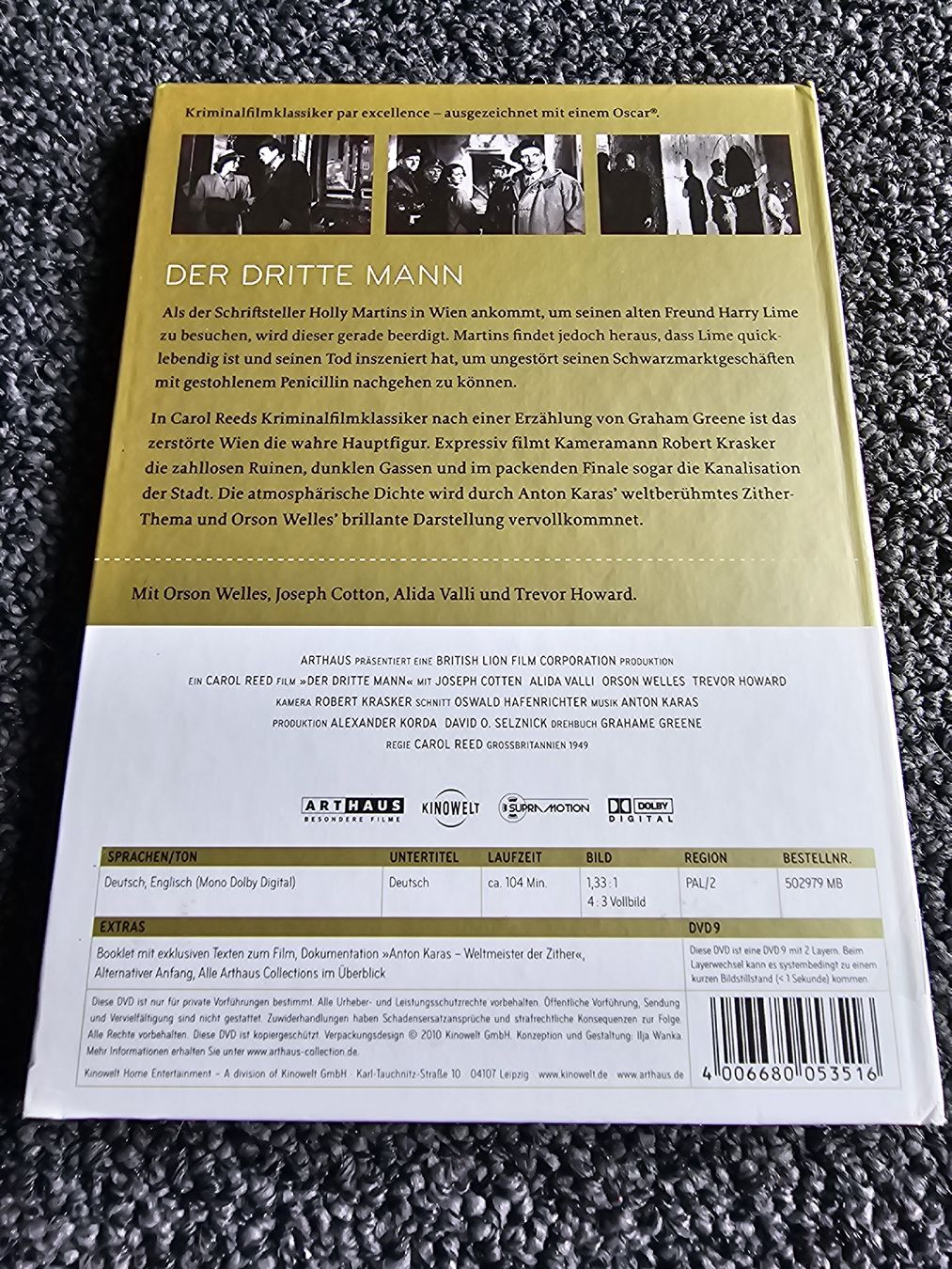 Tutti i DVDs: DVD Der dritte Mann (23219) – Usato da Ruswil venduto da jan_bxl5 1