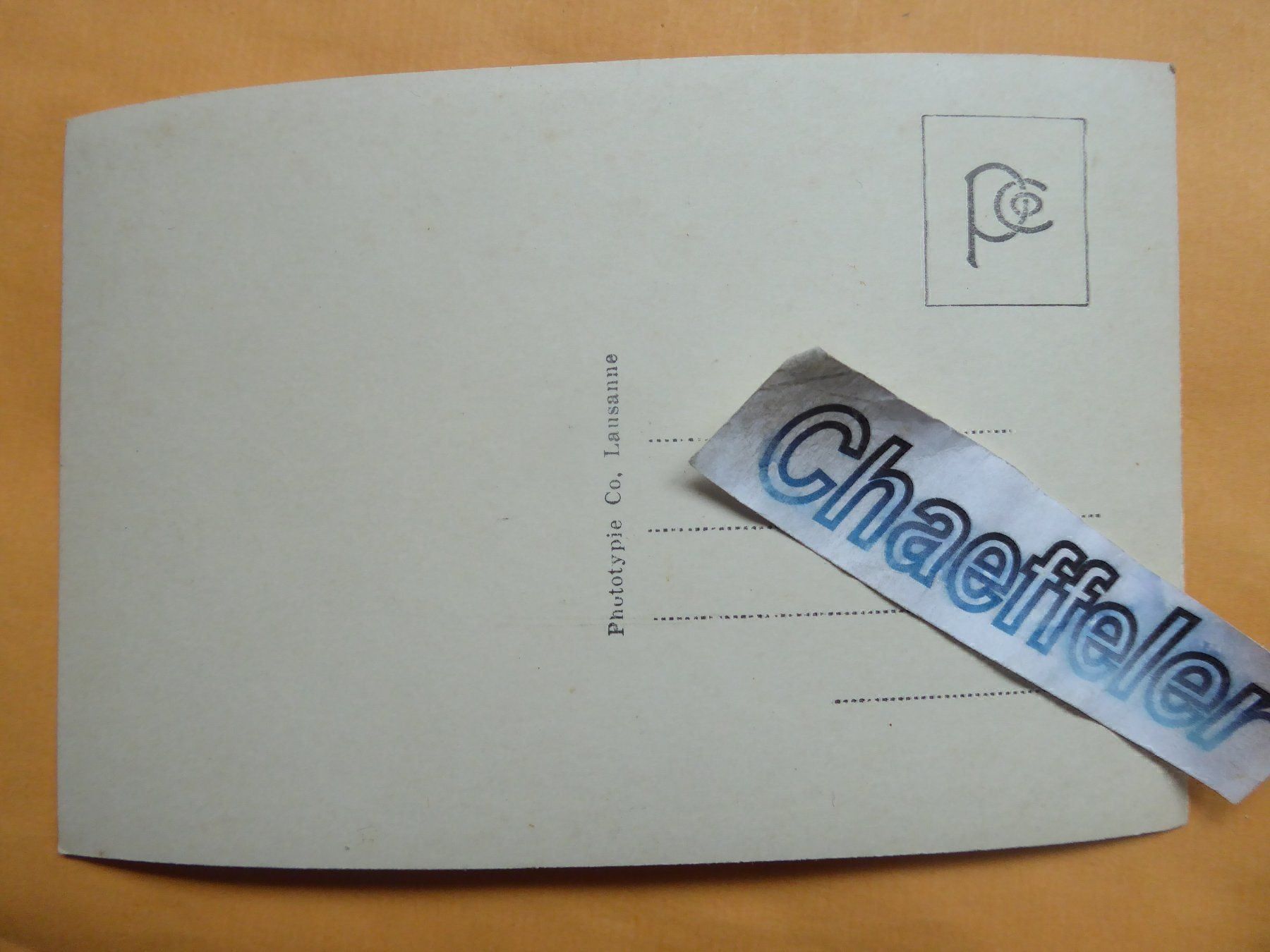 Cartoline postali: 442 Fribourg – Usato da Zürich venduto da Chaeffeler 1
