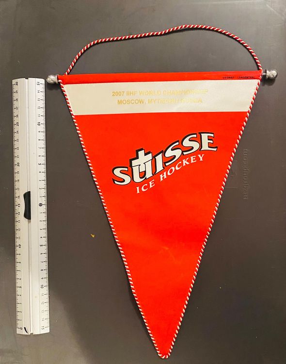 Fanion Coupe Du Monde De Hockey 1990 – Suisse – Vintage Collection