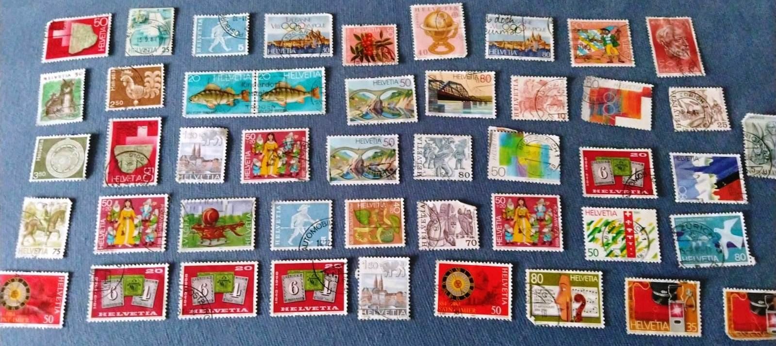 Tutti i francobolli: Briefmarken, Helvetia - 46 Stück - – Usato da Zürich venduto da 1-2-3-Kaufen 1