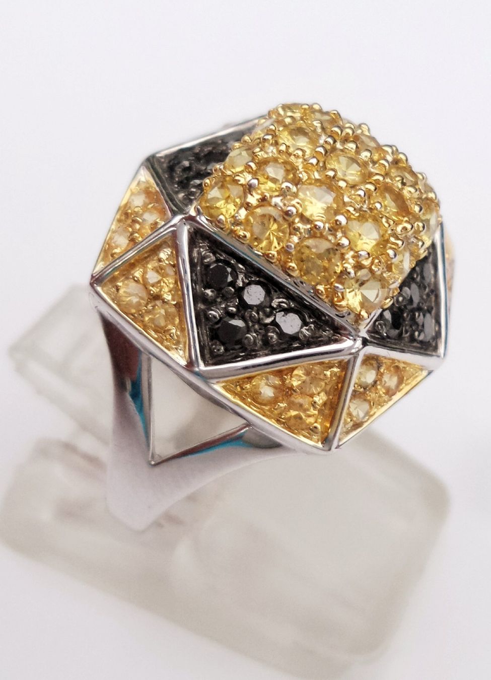 Anelli: Weissgold Edelstein Fingerring – Nuovo (secondo la descrizione) da Zürich venduto da Benedikt21 3