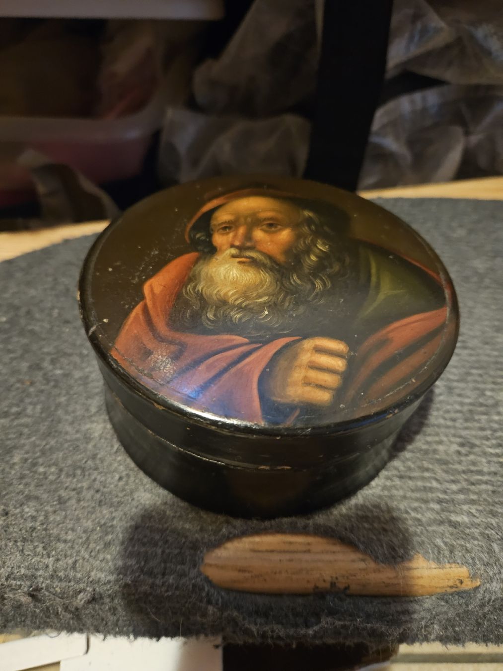 Dipinti: gemälde dose antik – Difettoso da Schwellbrunn venduto da Rosaroterpanter