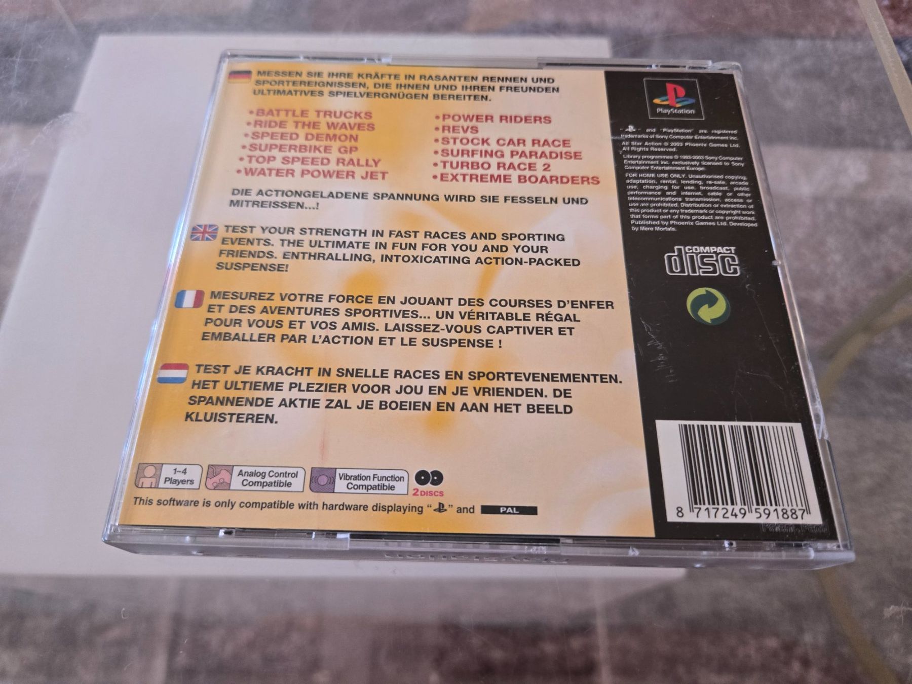 Spiele: All Star Action PS1 – Gebraucht aus Bussigny von Kfdlt 1