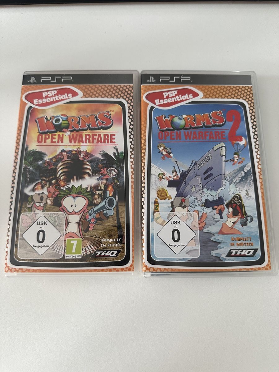 Sony Jeux: Worms Open Warfare 1 und 2 / PSP – D'occasion à Oberengstringen par sasej