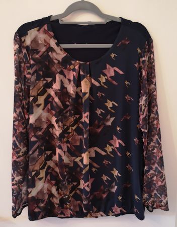 Blusenshirt blau Gr. L - m.x.o - Spendenaktion