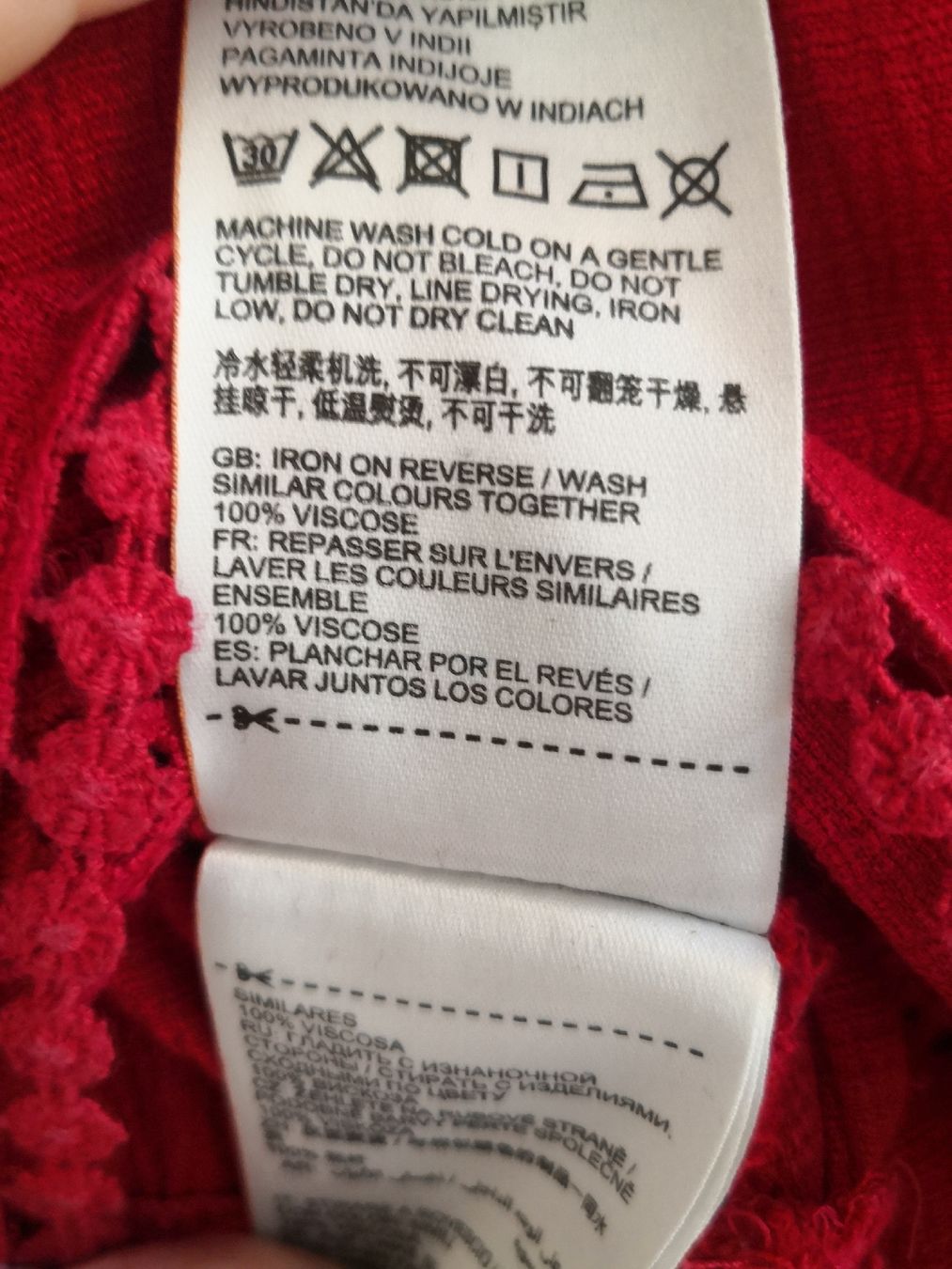 Superdry Top: Rotes Tanktop von Superdry, Gr. 36 – Usato da Wädenswil venduto da coconut1289 5