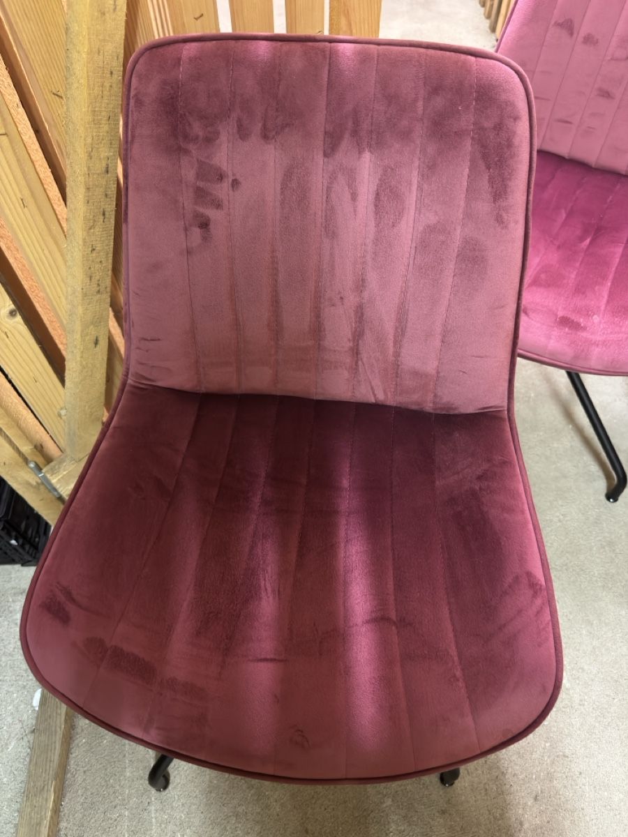 Sedie: 2 Stühle Samt Rosa Drehbar – Usato da Arlesheim venduto da Eli_77 2