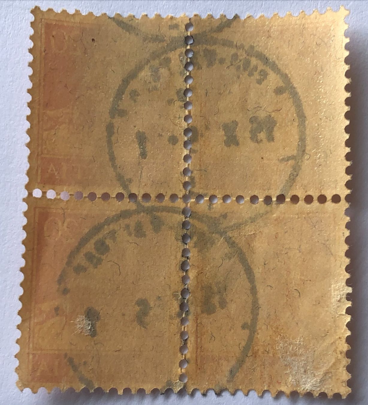 Tutti i francobolli: 4 er Block Nr.174 mit Stempel Tellbrustbild   – Usato da Aarau venduto da Billa007 1