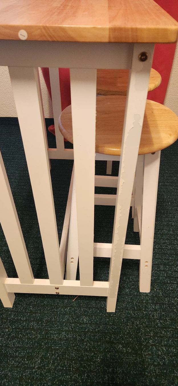 Tischset: Tischli mit 2 Hocker – Gebraucht aus Bonfol von mai_p9rx 3