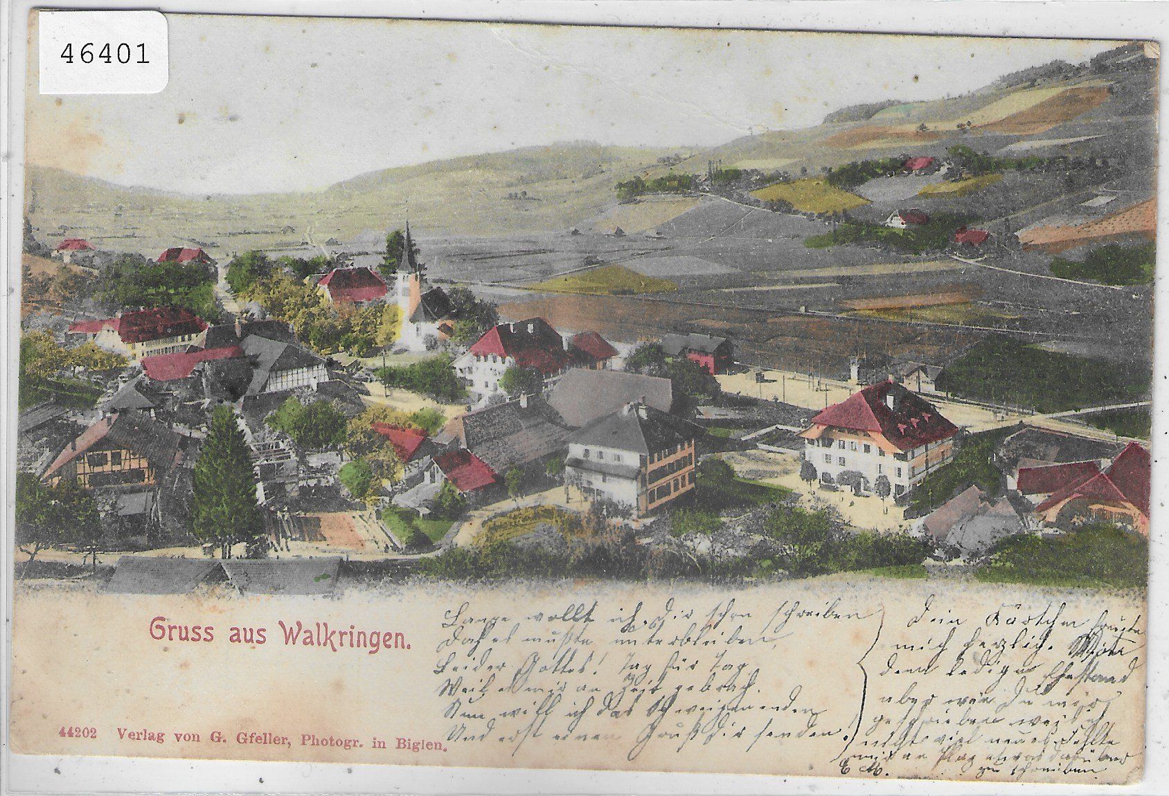 Cartoline postali: Gruss aus Walkringen - coloriert – Usato da Ettingen venduto da Kartenplanet
