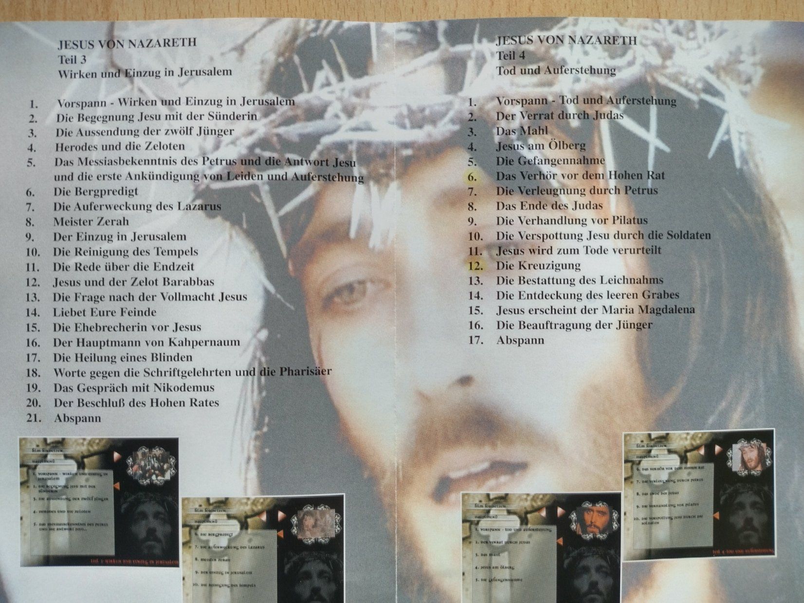 Tutti i DVDs: Jesus von Nazareth / 2 DVD's – Usato da Jona venduto da Argus36 4