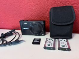 Digitalkamera Sony Cyber-shot DSC-WX300 mit Zubehoer