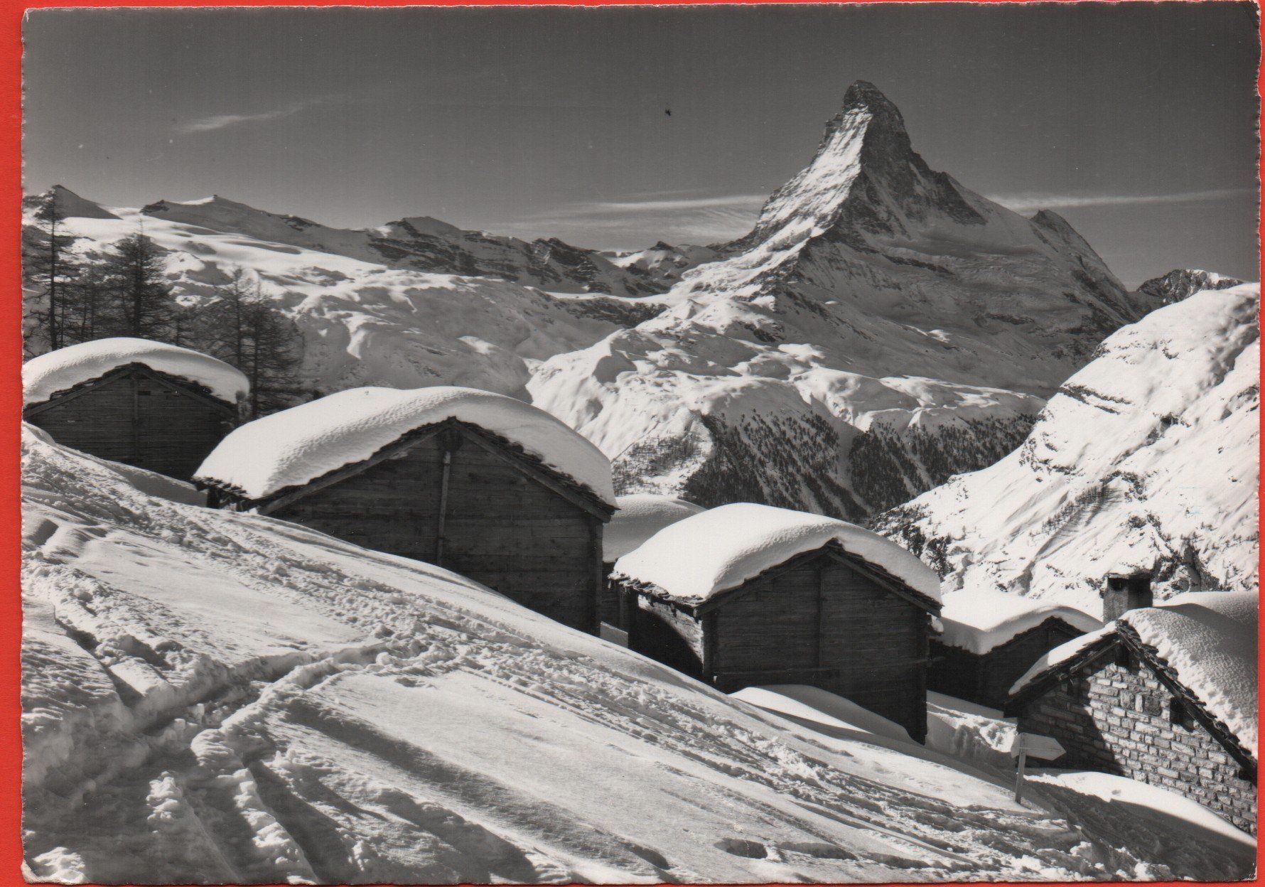 Ansichtskarten: ZERMATT Tufteren mit Matterhorn – Gebraucht aus Jona von philajona