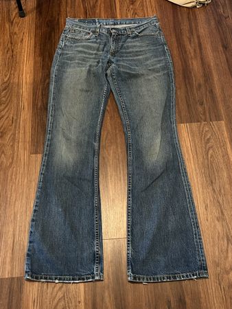 y2k Levi's Damenjeans Bootcut Blau Vintage Gr. W27/L34