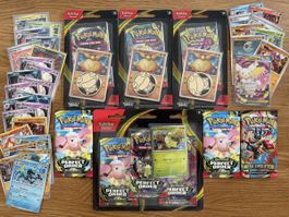 4 Blister, 3 Booster und einige Karten