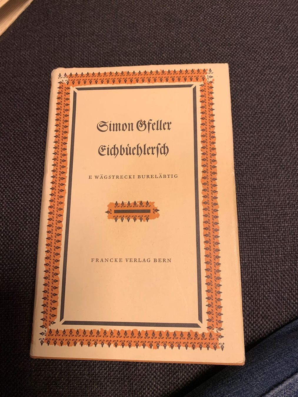 Bücher: Antiquarisch Simon Gfeller – Gebraucht aus Buelach von Joeggu0