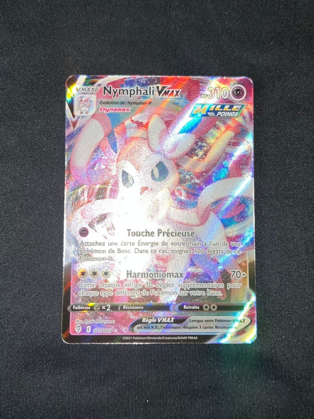 Pokémon Carte collezionabili: Nymphali Vmax FRançais 075/203 – Nuovo (secondo la descrizione) da Genève venduto da Jojo_pokemon 2