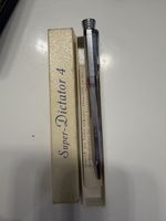Kugelschreiber Super-Dictator 4 Silber 800 mit Etui
