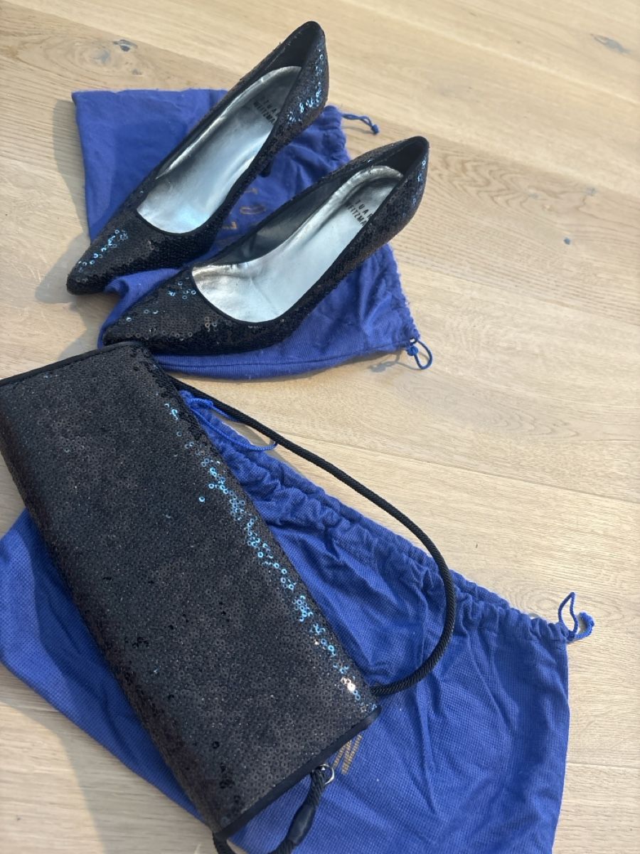 Stuart Weitzman Borse da donna: Stuart Weitzman Pumps und Clutch – Nuovo (secondo la descrizione) da Oetwil am See venduto da Aldox108 6
