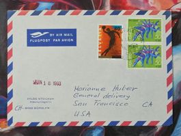 CL33 Enveloppe + Timbre Suisse 1993
