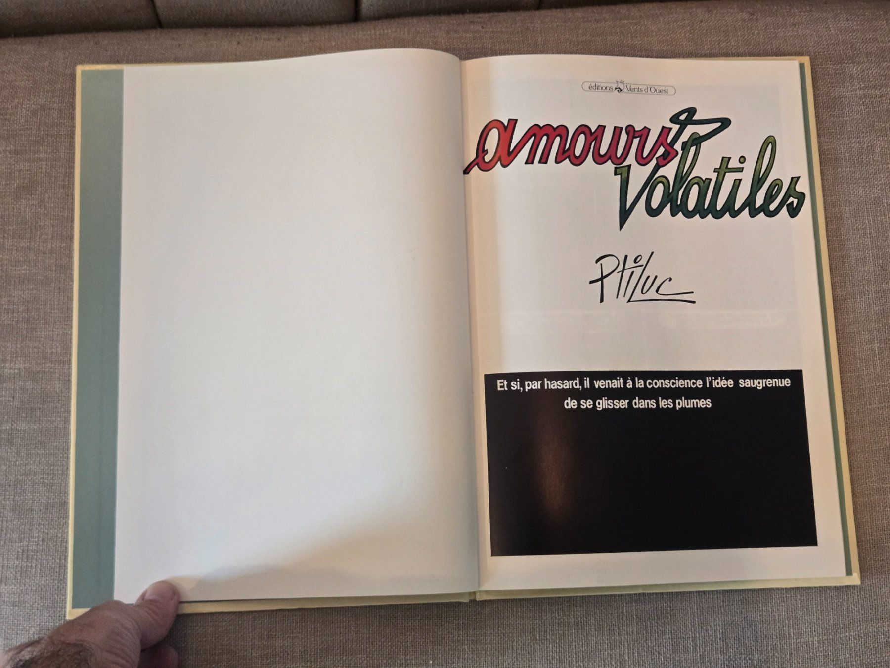 Fumetti: Ptiluc - Amours volatiles – Usato da Crémines venduto da Blakedrake 4