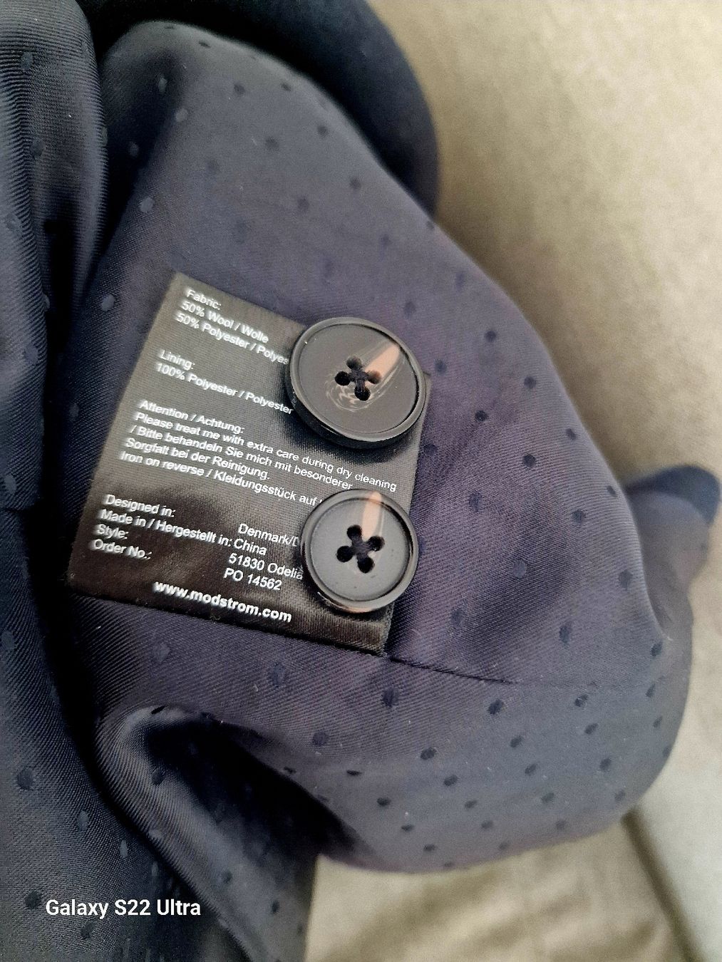 Cappotti: Modström Wool Blend Navy Coat, Size M, Perfect for Winter! – Usato da Zürich venduto da yam_rct6 4