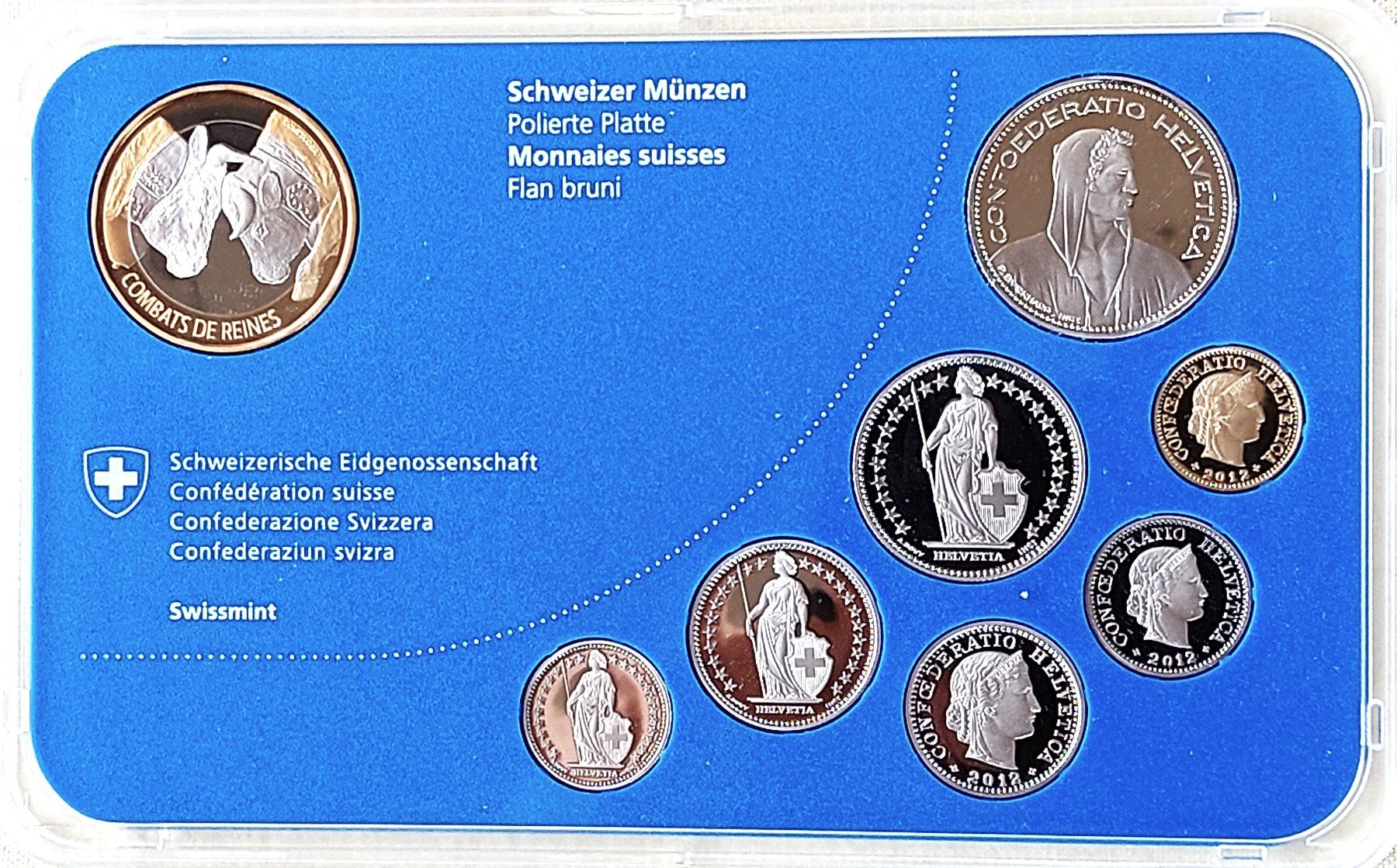 Tutti le monete: CH - Münzsatz 2012 pp – Nuovo (secondo la descrizione) da Arch venduto da repros 3