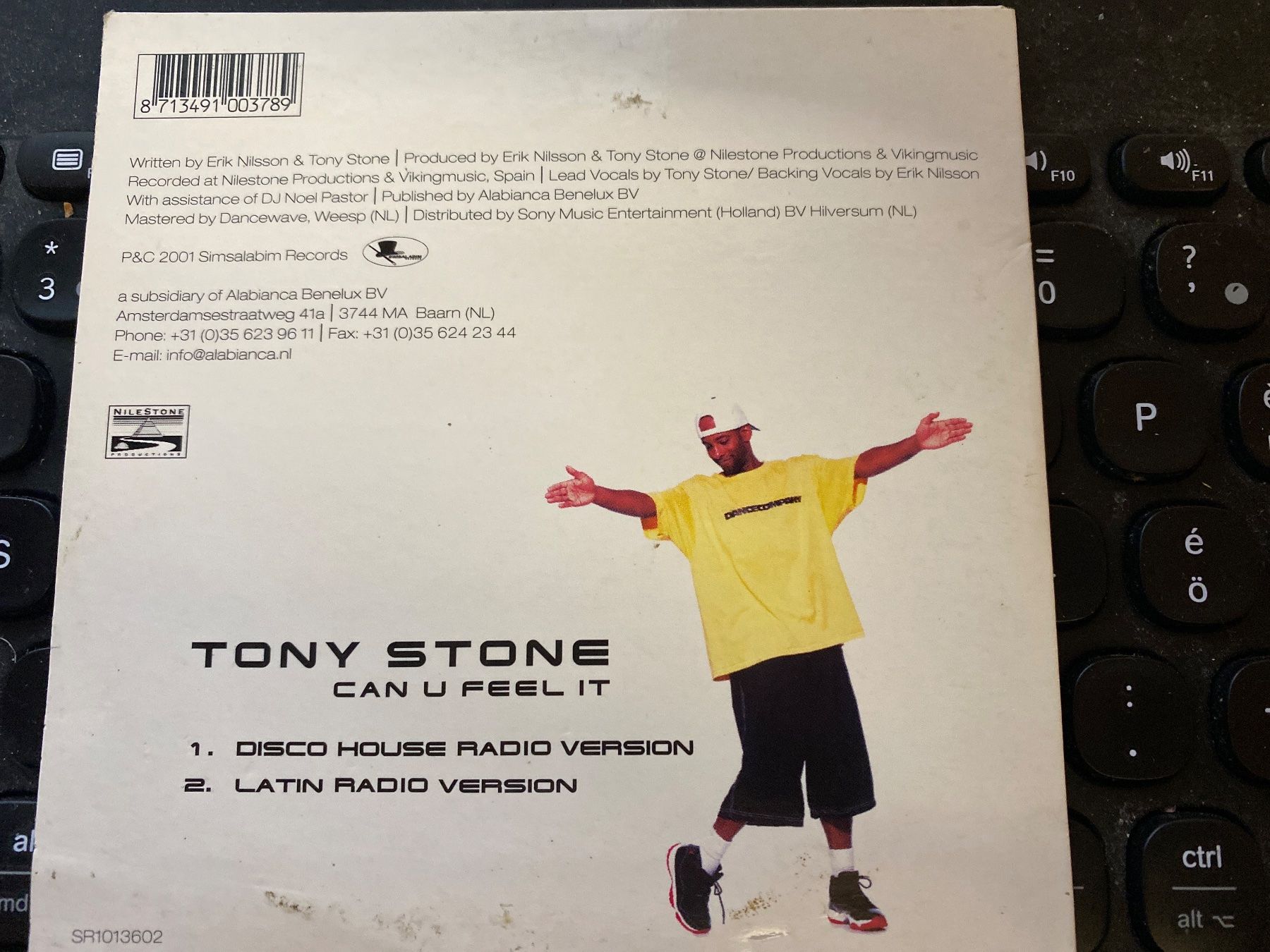 CD: Tony Stone - CD - Can U Feel It? – Usato da Le Brassus venduto da cinema13 1