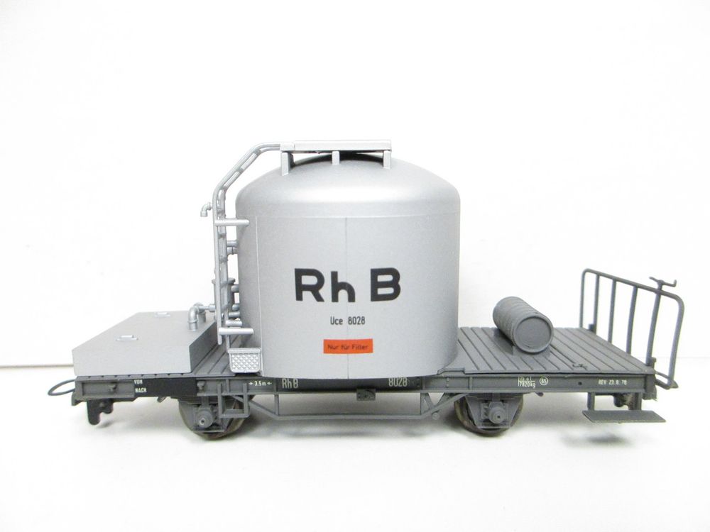 Bemo Modelleisenbahnen: Bemo H0m 2259 RhB Zementtransportwagen Uce 8028 – Neu und originalverpackt aus Olten von Heinrich875 3