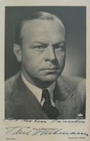 Paul Hartmann (1889-1977) Schauspieler - Autogramm