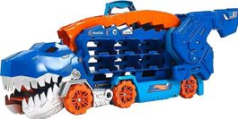 Hot Wheels Dino Transporter blau orange gebraucht