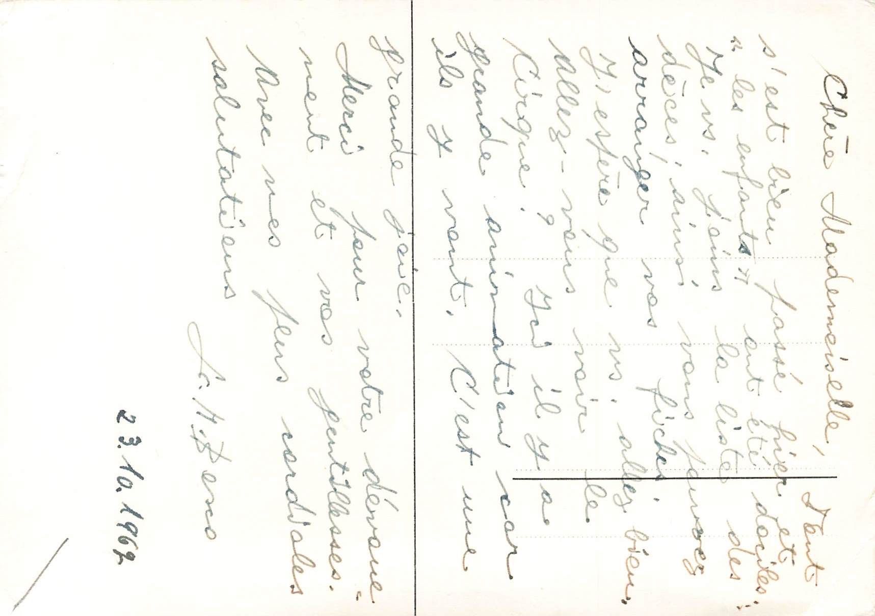 Cartoline postali: D'un pas allegre vers iserable G – Usato da Biasca venduto da Blenio71 1
