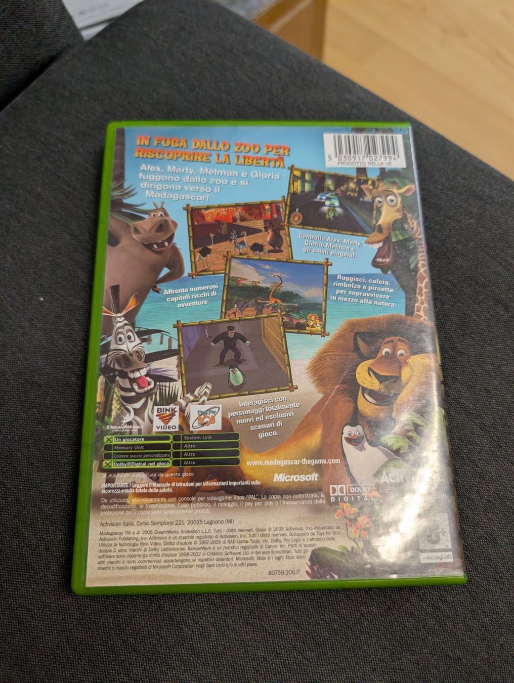 Giochi: Madagascar Microsoft xbox – Usato da Giubiasco venduto da Ticinerd 1