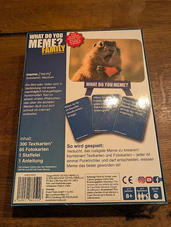 Spiele: What do you Meme? Kartenspiel  – Gebraucht aus Dietikon von eva_kp58 2