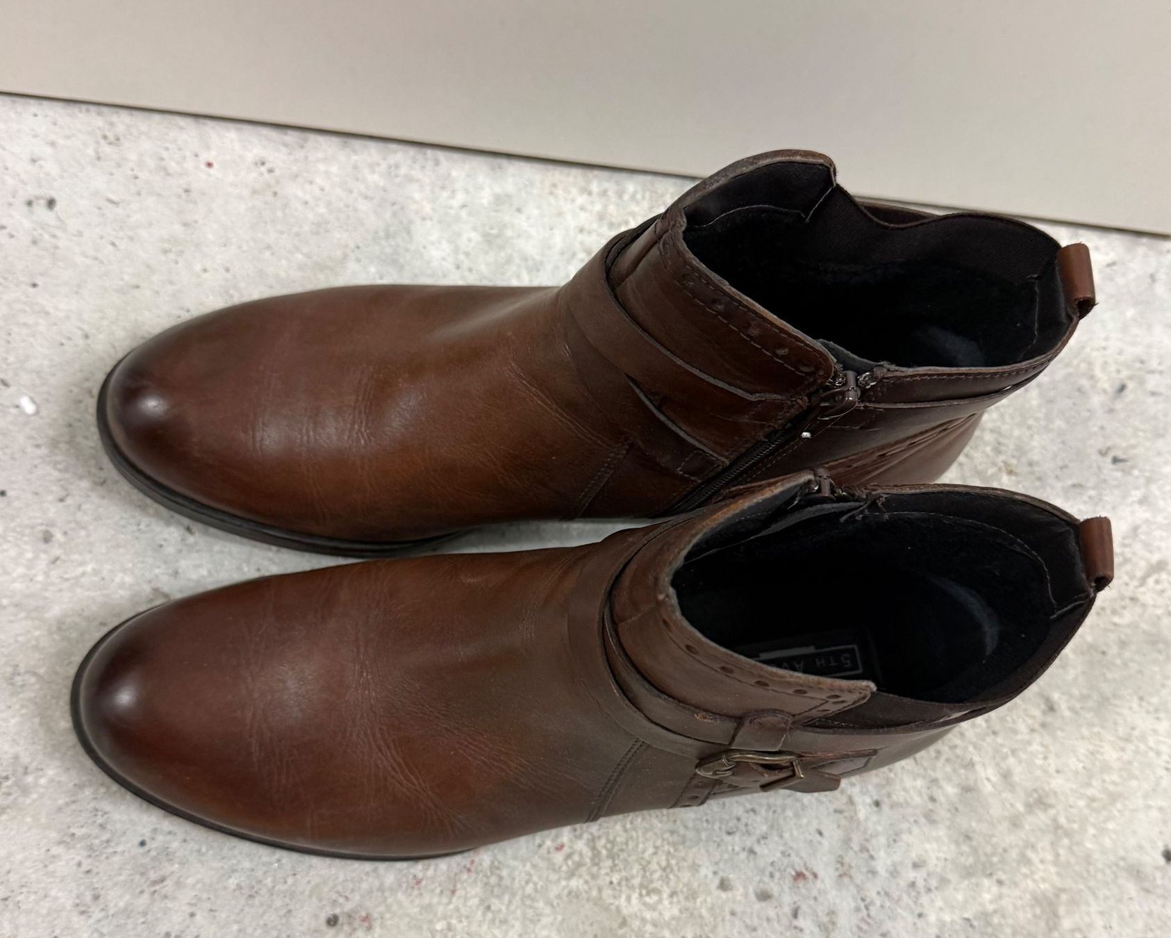 Damenschuhe: Braune Leder-Stiefeletten – Neu (gemäss Beschreibung) aus Interlaken von feli_z 1