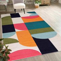 TOP PREIS 🔆 RIESIG 200x300 Teppich Multicolor modern NEU