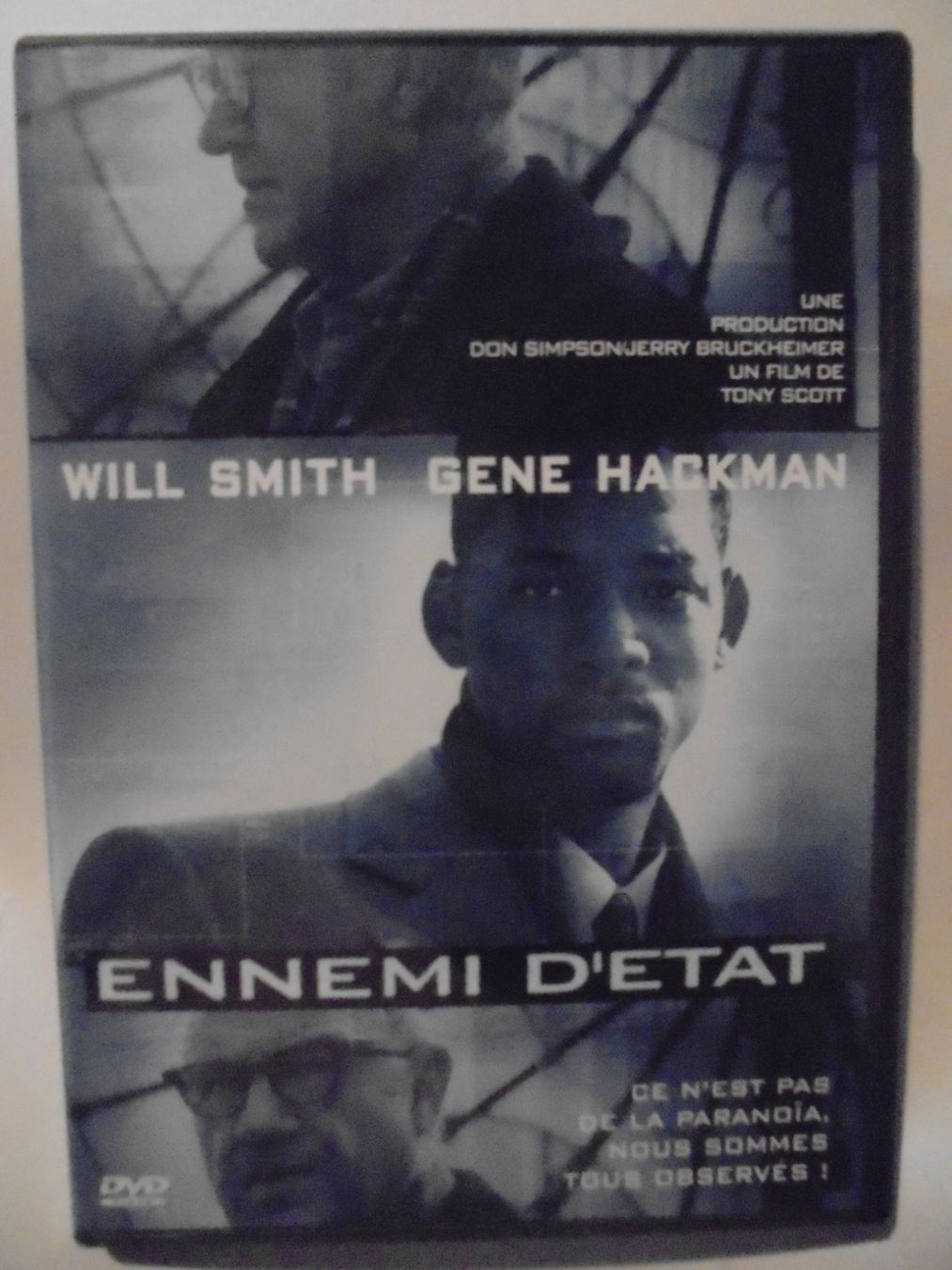 Tutti i DVDs: " ennemi d' état " Will Smith, Gene Hackman. français + engl – Usato da Crissier venduto da Promopost
