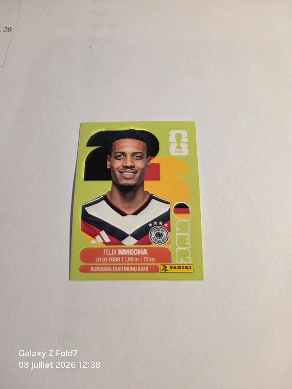Panini Carte collezionabili: Panini  2026 FELIX NMECHA GER 12 – Nuovo (secondo la descrizione) da Grand-Lancy venduto da Seo67
