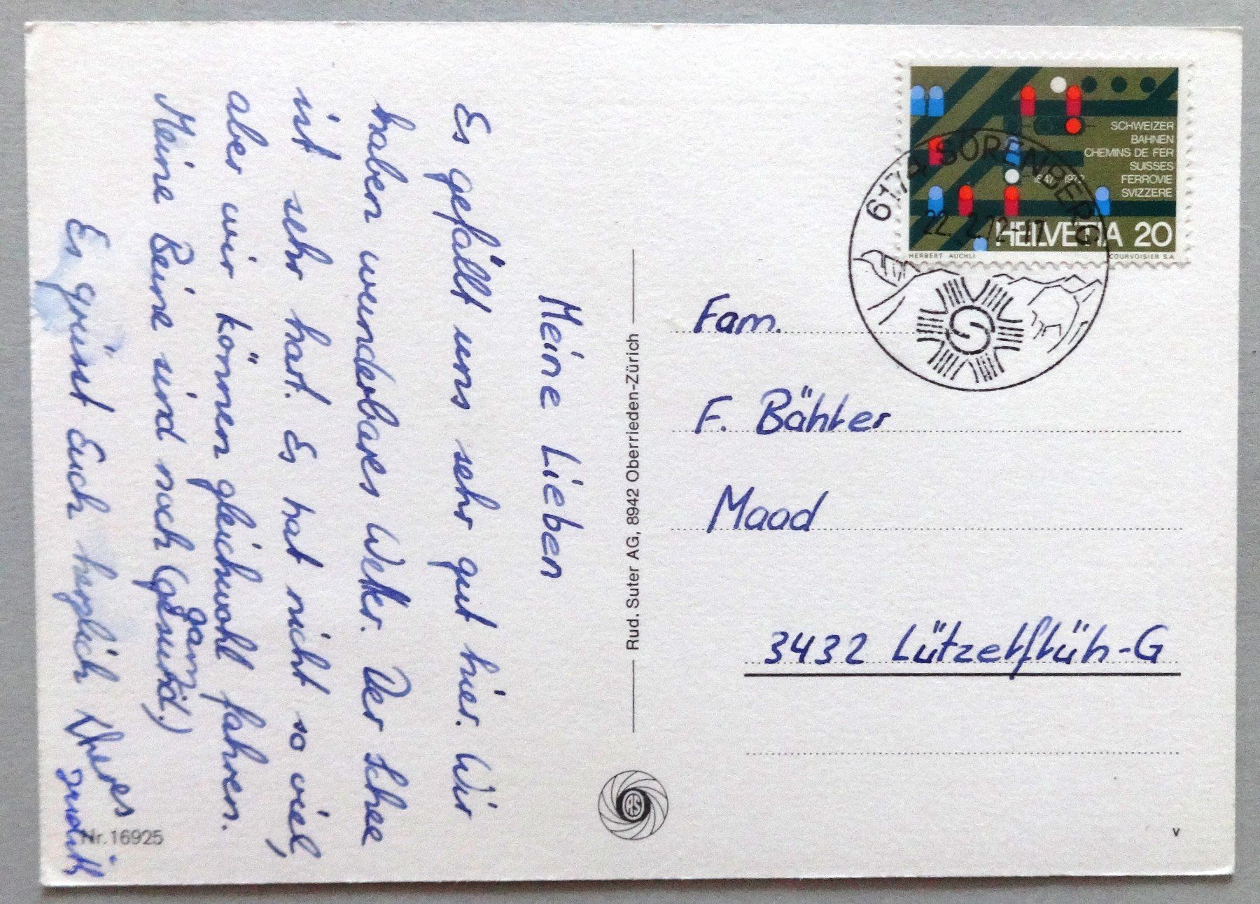 Cartoline postali: Kurort Sörenberg – Usato da Fétigny venduto da Billy2miny 1