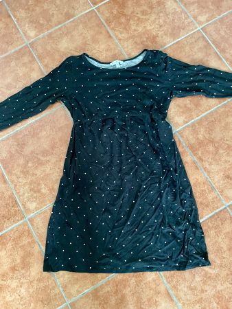 Vendo vestito nero a pois