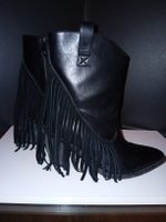 cow boy in pelle con frange 37 Tata