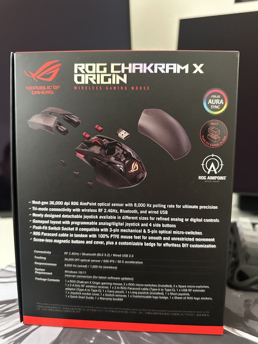 Asus Mouse: Asus Rog Chakram X Origin – Usato da Rothrist venduto da marcolupiae 2