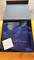 Patek Philippe Foulard Seide Lila/Blau-Neuwertig mit Box (24