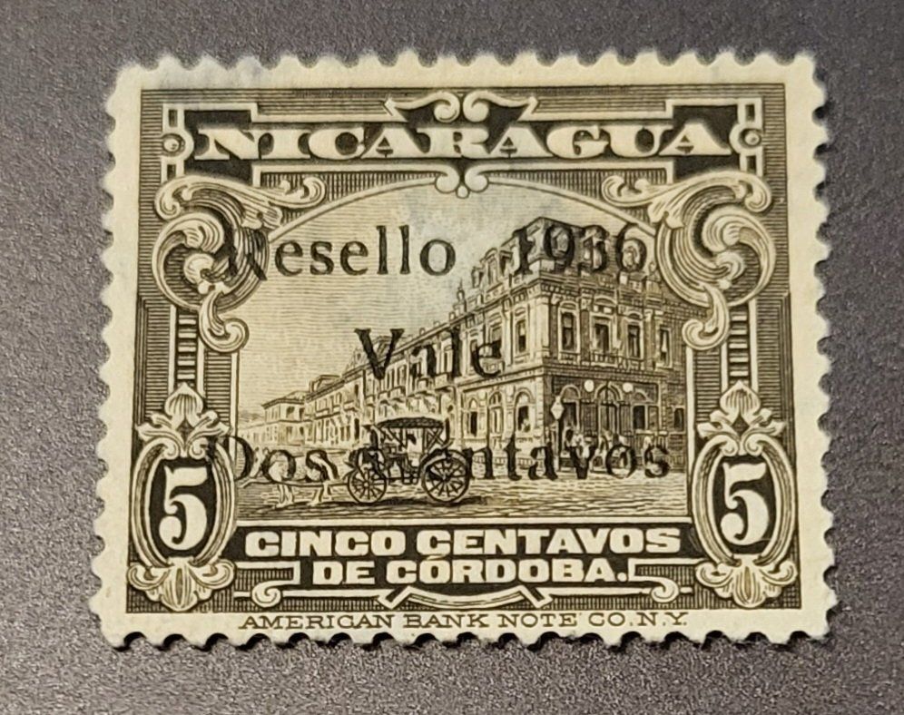 Alle Briefmarken: Nicaragua 1936 briefmarke – Gebraucht aus St Gallen von Stampsalshobby