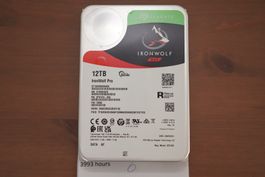 Disk SATA 12Tb Seagate IronWolf Pro NAS - 3993 Stunden
