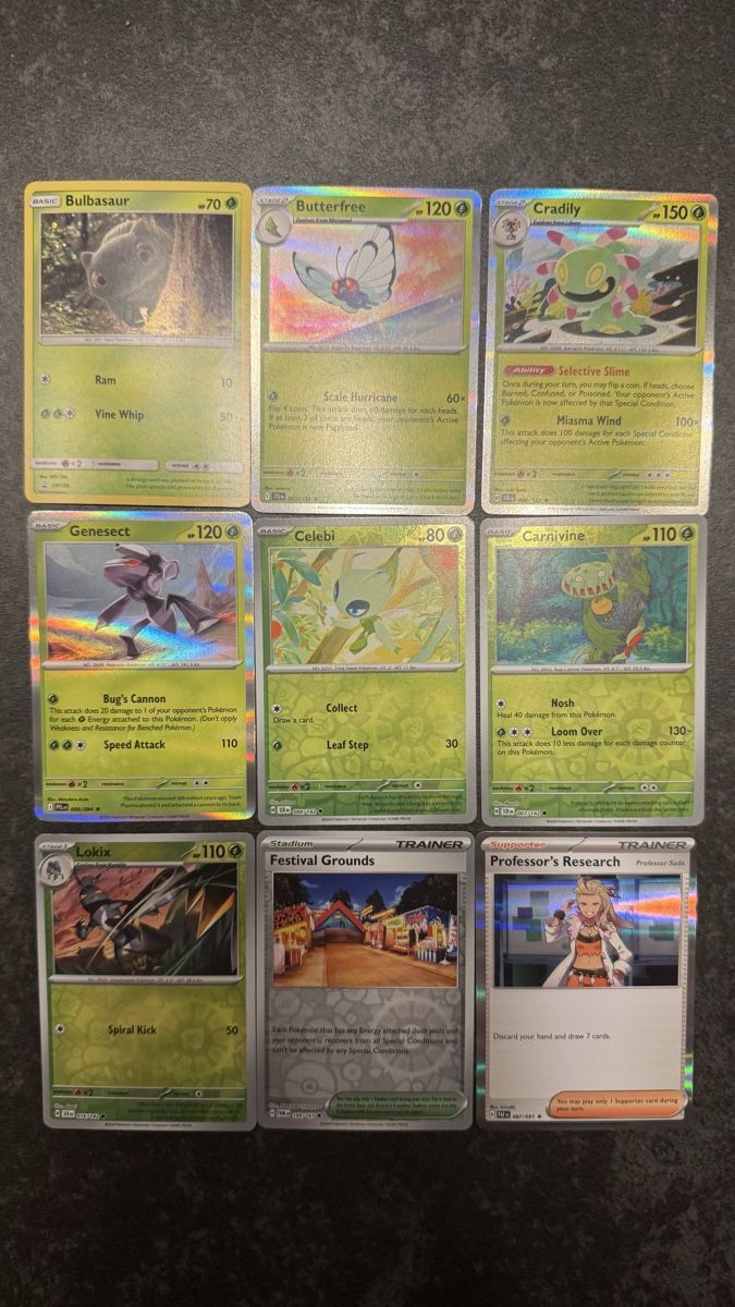 Pokémon Carte collezionabili: Pokemon Karten Pflanzen Set - Holos – Nuovo (secondo la descrizione) da Dietlikon venduto da abd_7qwy