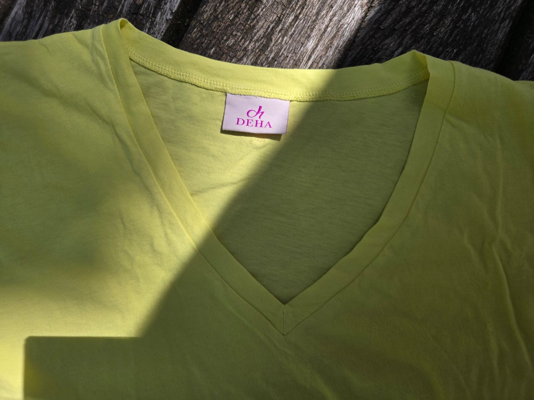 T-Shirts: Kleidung: Shirt DEHA hellgelb (S) – Neu (gemäss Beschreibung) aus Romanshorn von Rachacha 3